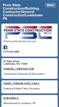 Mobile Screenshot of pennstateconstruction.com